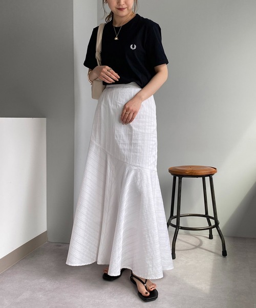 CAPRICIEUX LE'MAGE(カプリシューレマージュ)の「【FRED PERRY/フレッドペリー】ワンポイントTシャツ(Tシャツ/カットソー・レディース・ホワイト/ブラック・SMALL)」の13枚目の写真