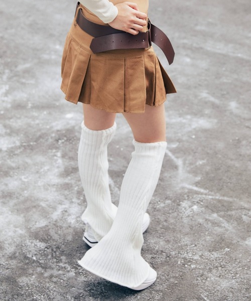 atmos pink（アトモスピンク）の「atmos pink フレアレッグウォーマー / アトモスピンク フレアレッグウォーマー（レッグウォーマー・レディース・ホワイト/ベージュ/ブラック・FREE）」の13枚目の写真