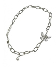 XU（エックスユー）の「【XU/エックスユー】pearl butterfly chain 