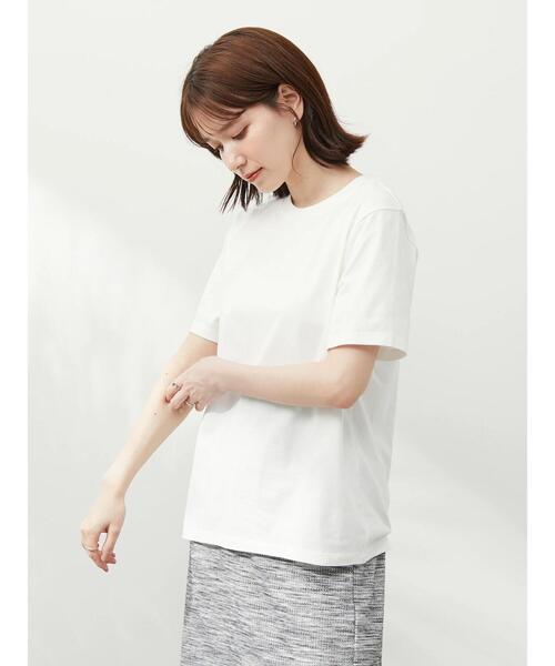 【de peri mera】ロゴ クルーネック Tシャツ - 韓国人気 marvelous by Pierrot tシャツ レディース カットソー ロゴ 半袖