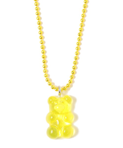 Ray BEAMS（レイビームス）の「カラーボール チャーム クマ ネックレス（ネックレス・レディース・ミント/レッド/ピンク/ライトブルー/オレンジ/パープル/イエロー・ONE SIZE）」の19枚目の写真