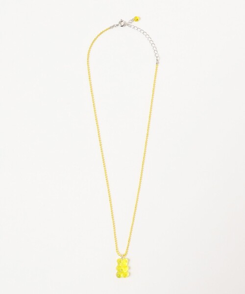 Ray BEAMS（レイビームス）の「カラーボール チャーム クマ ネックレス（ネックレス・レディース・ミント/レッド/ピンク/ライトブルー/オレンジ/パープル/イエロー・ONE SIZE）」の18枚目の写真