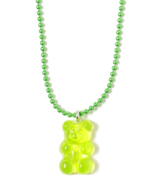 Ray BEAMS（レイビームス）の「カラーボール チャーム クマ ネックレス（ネックレス・レディース・ミント/レッド/ピンク/ライトブルー/オレンジ/パープル/イエロー・ONE SIZE）」の16枚目の写真