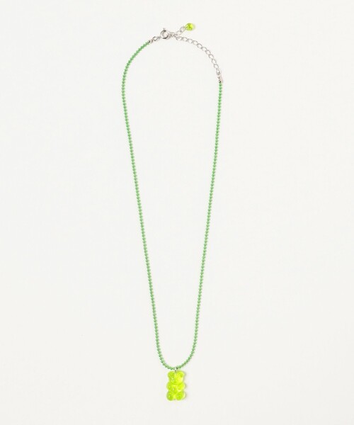 Ray BEAMS（レイビームス）の「カラーボール チャーム クマ ネックレス（ネックレス・レディース・ミント/レッド/ピンク/ライトブルー/オレンジ/パープル/イエロー・ONE SIZE）」の15枚目の写真