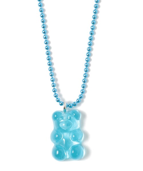 Ray BEAMS（レイビームス）の「カラーボール チャーム クマ ネックレス（ネックレス・レディース・ミント/レッド/ピンク/ライトブルー/オレンジ/パープル/イエロー・ONE SIZE）」の13枚目の写真