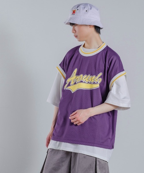 improves（インプローブス）の「メッシュ スタジアムロゴ プリント ベスト シャツ（ベスト・メンズ・ブラック/パープル/グリーン・MEDIUM/LARGE/X-LARGE）」の21枚目の写真