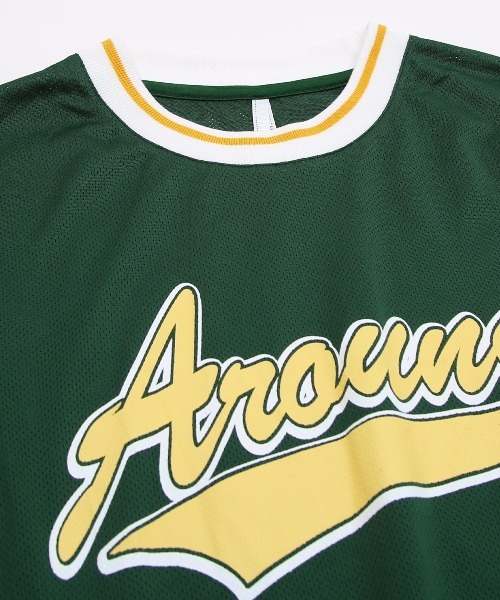 improves（インプローブス）の「メッシュ スタジアムロゴ プリント ベスト シャツ（ベスト・メンズ・ブラック/パープル/グリーン・MEDIUM/LARGE/X-LARGE）」の6枚目の写真