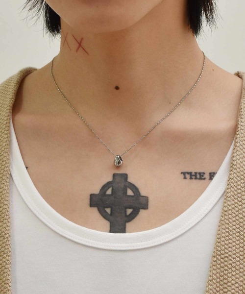 LHME（エルエイチエムイー）の「LHME プランプドロップネックレス/サージカルステンレス316L（金属アレルギー対応）（ネックレス・レディース・シルバー/ゴールド・45cm）」の12枚目の写真