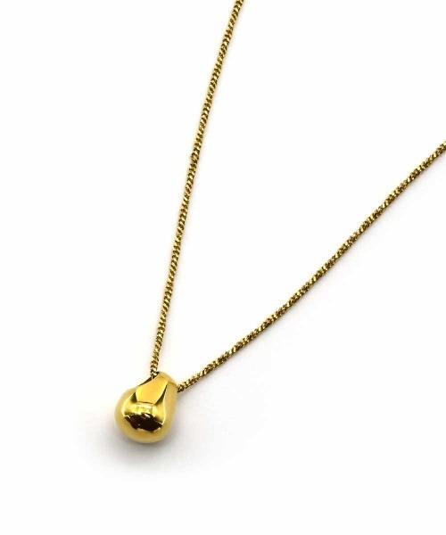 LHME（エルエイチエムイー）の「LHME プランプドロップネックレス/サージカルステンレス316L（金属アレルギー対応）（ネックレス・レディース・シルバー/ゴールド・45cm）」の21枚目の写真