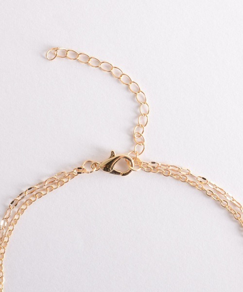 VIBGYOR Women（ヴィブジョー　ウィメン）の「【float】2連 バタフライ チャーム ネックレス（ネックレス・レディース・シルバー/ゴールド/ゴールド系・FREE）」の6枚目の写真