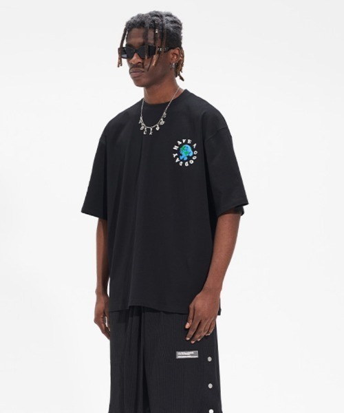HARSH AND CRUEL Tシャツ 半袖 エンジェル サークルロゴ 大人気 HARSH AND CRUEL Tシャツ 半袖 エンジェル サークルロゴ 大人気