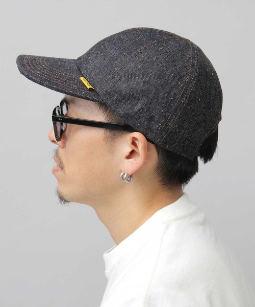 Basiquenti(ベーシックエンティ)の「日本製生地 バナナデニム ソフトつば キャンプキャップ(キャップ・メンズ・インディゴブルー・FREE)」の16枚目の写真