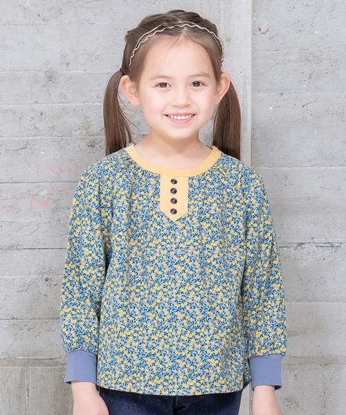 RAGMART（ラグマート）の「プリントブラウス（Tシャツ/カットソー・キッズ・ブラック/レッド/サックスブルー・110cm/100cm/120cm/130cm）」の2枚目の写真