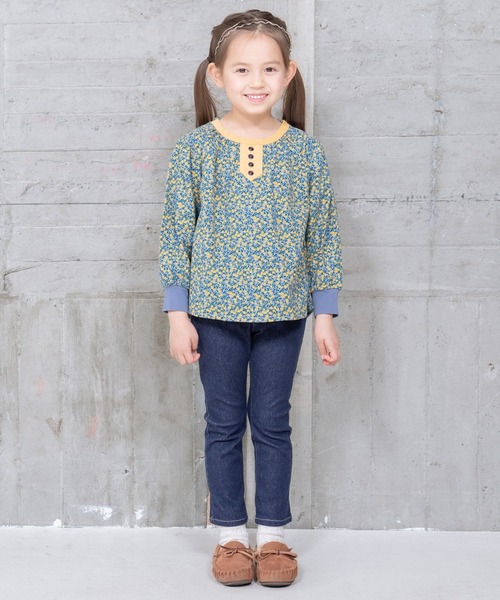 RAGMART（ラグマート）の「プリントブラウス（Tシャツ/カットソー・キッズ・ブラック/レッド/サックスブルー・110cm/100cm/120cm/130cm）」の7枚目の写真