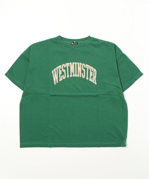 MANASTASH（マナスタッシュ）の「MANASTASH/マナスタッシュ　カレッジプリントティー（Tシャツ/カットソー・レディース・ホワイト/パープル/グリーン・F）」の10枚目の写真