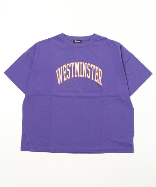 MANASTASH（マナスタッシュ）の「MANASTASH/マナスタッシュ　カレッジプリントティー（Tシャツ/カットソー・レディース・ホワイト/パープル/グリーン・F）」の22枚目の写真