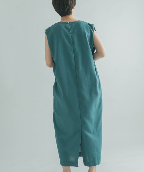 FORK&SPOON(フォークアンドスプーン)の「FORK&SPOON ウエストマークワンピース(ワンピース・レディース・ネイビー/グリーン系その他・1)」の18枚目の写真