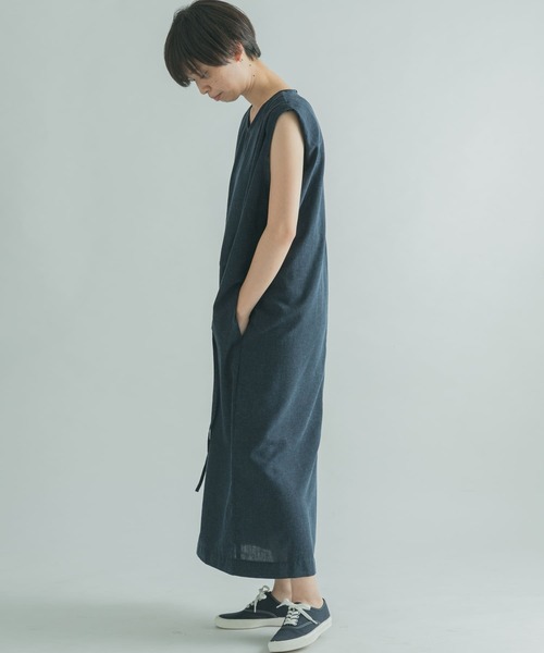 FORK&SPOON(フォークアンドスプーン)の「FORK&SPOON ウエストマークワンピース(ワンピース・レディース・ネイビー/グリーン系その他・1)」の20枚目の写真