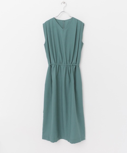FORK&SPOON(フォークアンドスプーン)の「FORK&SPOON ウエストマークワンピース(ワンピース・レディース・ネイビー/グリーン系その他・1)」の7枚目の写真