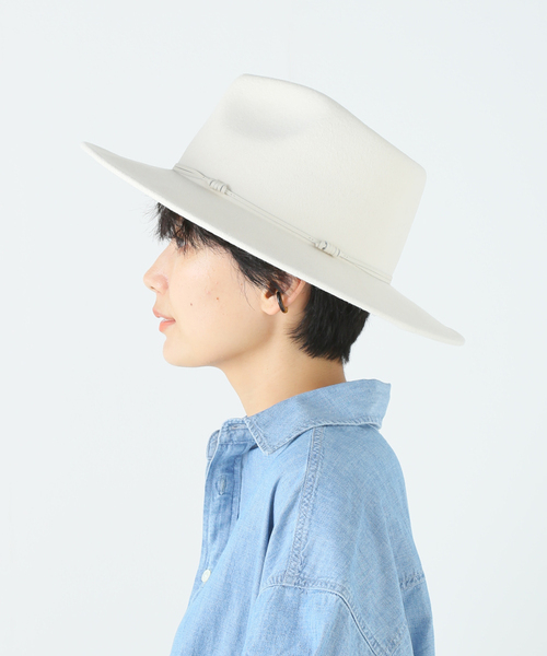 【人気ショップが最安値挑戦！】 セール】【WYETH/ワイエス】ウールレザーコードハット（ハット 帽子