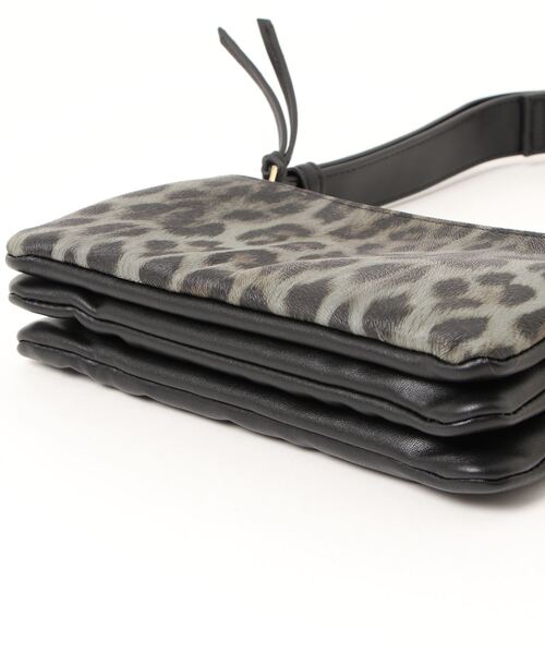 SALON de RUBAN(サロンドルヴァン)の「【SALON de RUBAN / サロン ド ルヴァン】 レオパード ミニショルダーバッグ(ショルダーバッグ・レディース・ブラウン/グレー・FREE)」の8枚目の写真