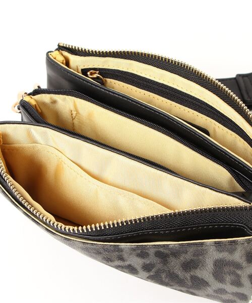 SALON de RUBAN(サロンドルヴァン)の「【SALON de RUBAN / サロン ド ルヴァン】 レオパード ミニショルダーバッグ(ショルダーバッグ・レディース・ブラウン/グレー・FREE)」の7枚目の写真