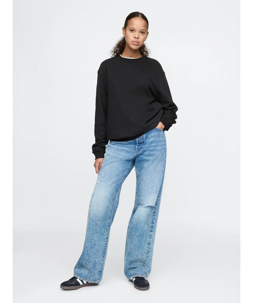 GAP（ギャップ）の「ヴィンテージソフト クルーネック スウェットシャツ（スウェット・メンズ・ブルー/ネイビー/ホワイト/ライトグレー/ブラック・S/M/L/XL/XS）」の8枚目の写真