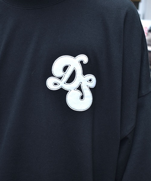DOUBLE STEAL（ダブルスティール）の「DS Logo L/S TEE ドロップショルダー（Tシャツ/カットソー・メンズ・ブルー/グレー/ホワイト/ブラック・X-LARGE/LARGE/MEDIUM）」の7枚目の写真