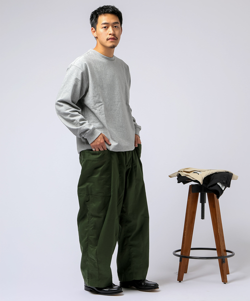 B.C STOCK(ベーセーストック)の「PLANTER ブカワイドパンツ(その他パンツ・メンズ・アイボリー/カーキ・MEDIUM/LARGE)」の5枚目の写真