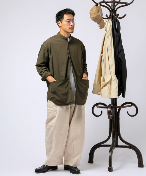 B.C STOCK(ベーセーストック)の「PLANTER ブカワイドパンツ(その他パンツ・メンズ・アイボリー/カーキ・MEDIUM/LARGE)」の7枚目の写真