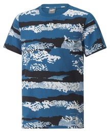 PUMA（プーマ）の「PUMA プーマ キッズ ボーイズ ALPHA AOP Tシャツ 120-160cm（Tシャツ/カットソー・キッズ）」