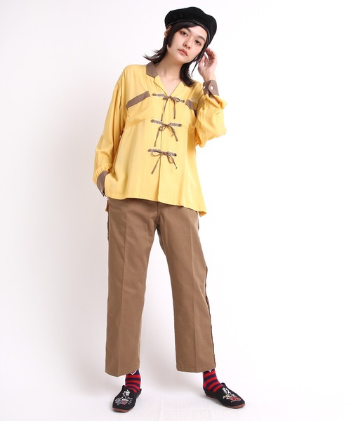 RNA（アールエヌエー）の「E4870 PINK MOTEL ベレー（ハンチング/ベレー帽・レディース・ブラック/レッド・FREE）」の10枚目の写真