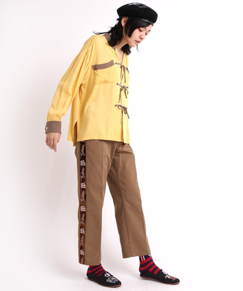 RNA（アールエヌエー）の「E4870 PINK MOTEL ベレー（ハンチング/ベレー帽・レディース・ブラック/レッド・FREE）」の17枚目の写真