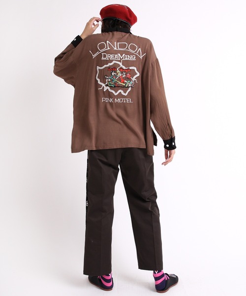 RNA（アールエヌエー）の「E4870 PINK MOTEL ベレー（ハンチング/ベレー帽・レディース・ブラック/レッド・FREE）」の20枚目の写真