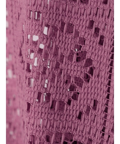 earth music&ecology(アースミュージックアンドエコロジー)の「ショート丈レースシャツ(シャツ/ブラウス・レディース・ブラック/グリーン/ラベンダー/オフホワイト・FREE)」の9枚目の写真