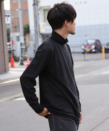 【ZIP FIVE】ポリポンチタートルネックロング長袖Tシャツ/ロンT