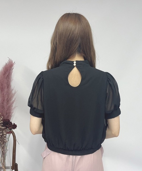 Swankiss(スワンキス)の「SX ×frill B/L(シャツ/ブラウス・レディース・ホワイト/ブラック/ピンク・FREE)」の13枚目の写真