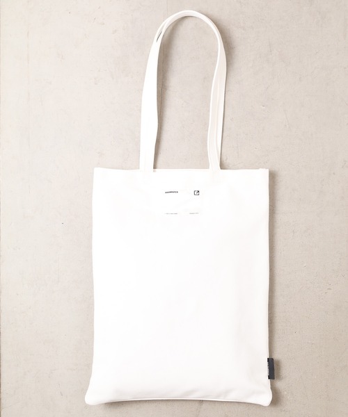 ADAM PATEK(アダムパテック)の「『ADAMPATEK』basic canvas tote bag(トートバッグ・レディース・ホワイト/ブラック・フリー)」の4枚目の写真