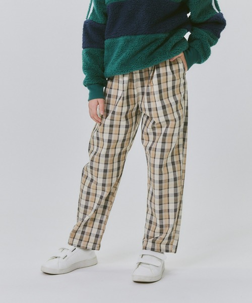 MPS（エムピーエス）の「【MPS】イージーテーパードチェック（その他パンツ・キッズ・ダークブラウン/ベージュ/ブラウン/ブラック・120/130/140/150/160/105）」の4枚目の写真