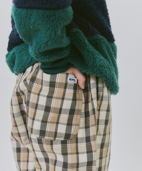 MPS（エムピーエス）の「【MPS】イージーテーパードチェック（その他パンツ・キッズ・ダークブラウン/ベージュ/ブラウン/ブラック・120/130/140/150/160/105）」の12枚目の写真