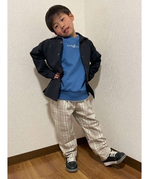 MPS（エムピーエス）の「【MPS】イージーテーパードチェック（その他パンツ・キッズ・ダークブラウン/ベージュ/ブラウン/ブラック・120/130/140/150/160/105）」の22枚目の写真