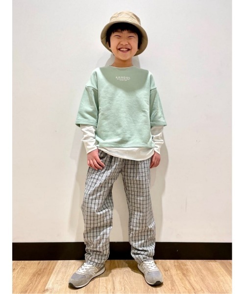 MPS（エムピーエス）の「【MPS】イージーテーパードチェック（その他パンツ・キッズ・ダークブラウン/ベージュ/ブラウン/ブラック・120/130/140/150/160/105）」の16枚目の写真