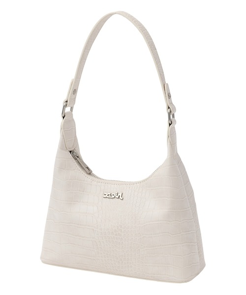 X-girl（エックスガール）の「FAUX CROC MINI HAND BAG（ショルダーバッグ・レディース・ブラック/ホワイト/ライトグリーン・ONE SIZE）」の12枚目の写真