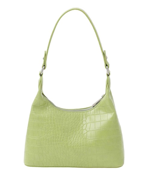 X-girl（エックスガール）の「FAUX CROC MINI HAND BAG（ショルダーバッグ・レディース・ブラック/ホワイト/ライトグリーン・ONE SIZE）」の7枚目の写真