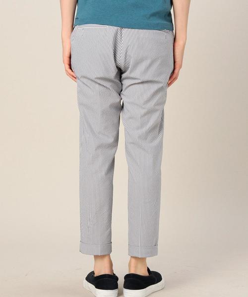 BEAUTY&YOUTH UNITED ARROWS（ビューティーアンドユースユナイテッドアローズ）の「BY ドライ シアサッカー ノープリーツ アンクルパンツ◆（その他パンツ・メンズ・ネイビー/その他1/その他2・SMALL/MEDIUM/LARGE/X-LARGE）」の14枚目の写真