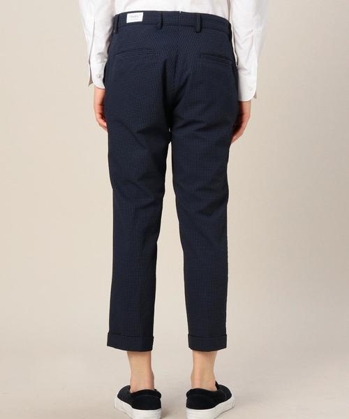 BEAUTY&YOUTH UNITED ARROWS（ビューティーアンドユースユナイテッドアローズ）の「BY ドライ シアサッカー ノープリーツ アンクルパンツ◆（その他パンツ・メンズ・ネイビー/その他1/その他2・SMALL/MEDIUM/LARGE/X-LARGE）」の11枚目の写真