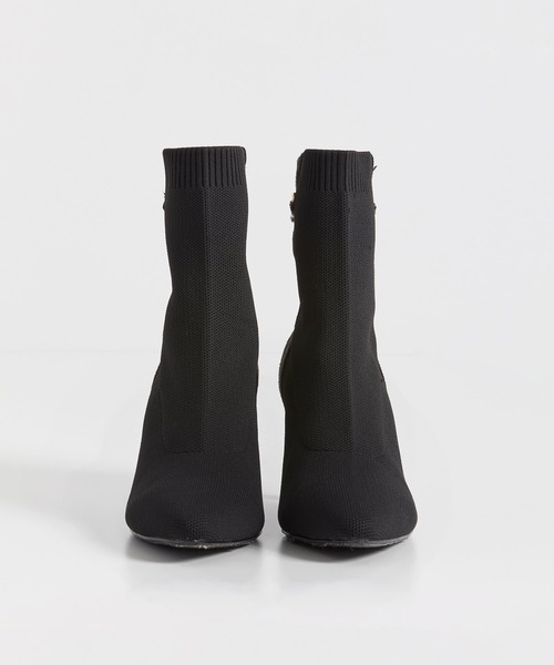 NOELA（ノエラ）の「バックビジューニットブーツ（ブーツ・レディース・ブラック/ブラウン/オフホワイト・S/M/L）」の4枚目の写真