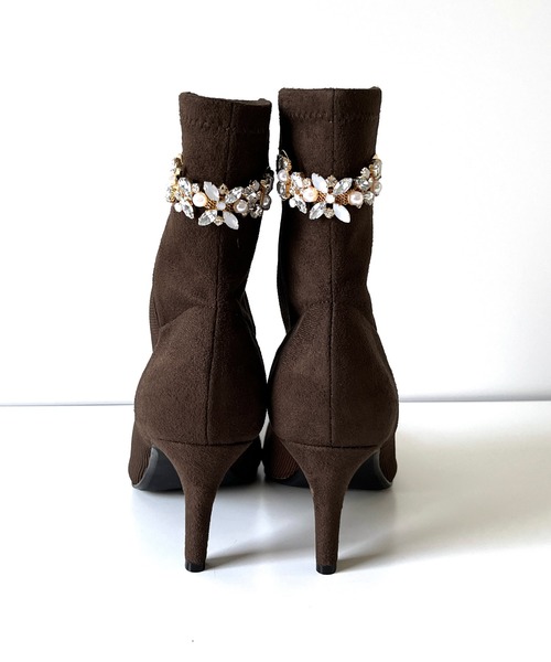 NOELA（ノエラ）の「バックビジューニットブーツ（ブーツ・レディース・ブラック/ブラウン/オフホワイト・S/M/L）」の18枚目の写真