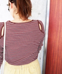 Brownie | Brownie BACKオープンスリットプルオーバー(Tシャツ/カットソー)