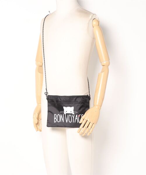 Rydia（リディア）の「miniサコッシュ（ショルダーバッグ・レディース・ブラック/ネイビー/ライトグレー・FREE）」の4枚目の写真